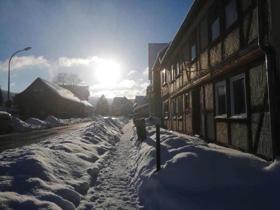 Guenstige, Schoene Ferienwohnung Im Wanderparadies فيرنغروده المظهر الخارجي الصورة